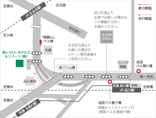 本社所在地地図