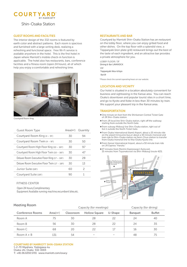 Courtyard by Marriott Shin-Osaka Station