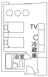 エコノミールーム 洋室